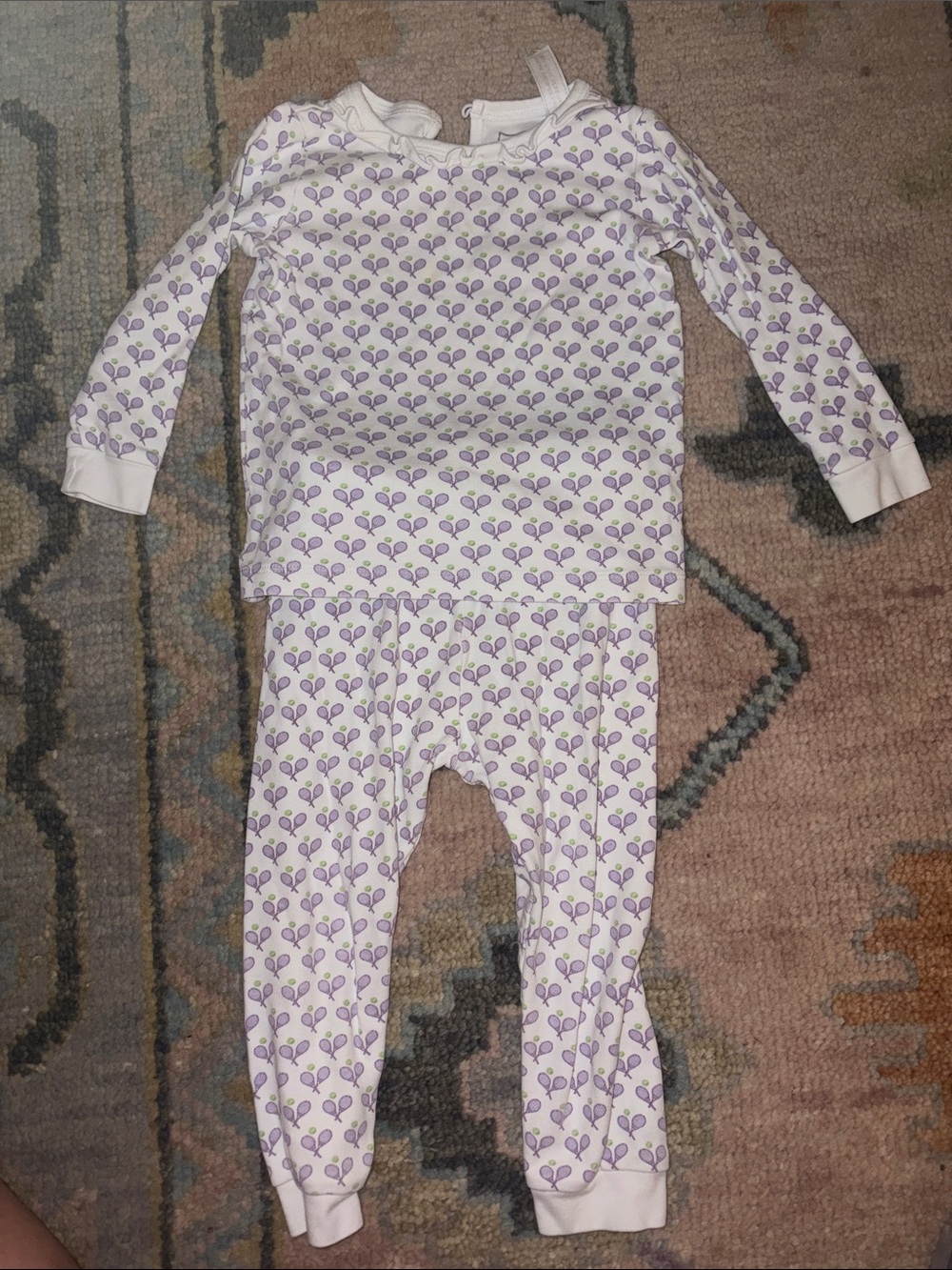 Lila and Hayes Tennis PJ
